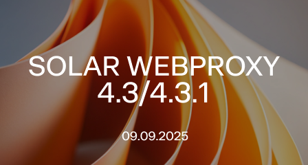 Solar webProxy 4.3/ 4.3.1
